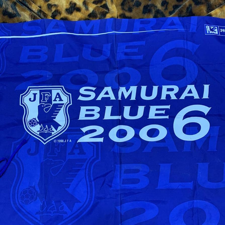 サッカー　日本代表　SAMURAI BLUE 2006 バナー　タペストリー 2025年最新】キリン サッカー 日本代表 タペストリーの人気